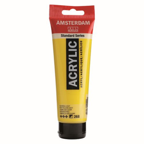 AMSTERDAM AZO YELLOW  LT ACRYLIC PAINT